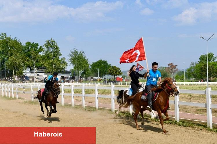 Bursa Osmangazi’de klasik rahvan at koşusu coşkusu