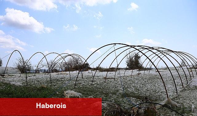 Büyükşehir takımları dolu yağışında mağdur olan çiftçinin yanında - Haberois Büyükşehir takımları dolu yağışında mağdur olan çiftçinin yanında