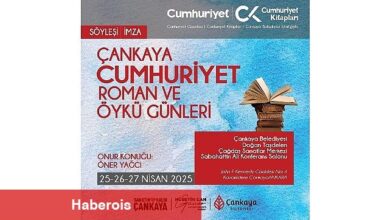 Çankaya, Cumhuriyet Roman ve Hikaye Günleri Başlıyor