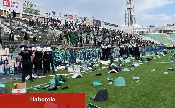 Denizli'de maç sonunda olay!