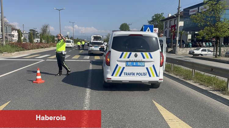 Düzce'de trafik kazası: 2 yaralı