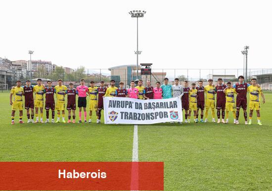 Eyüpspor'un 19 yaş altı ekibinden rakibi Trabzonspor'a jest