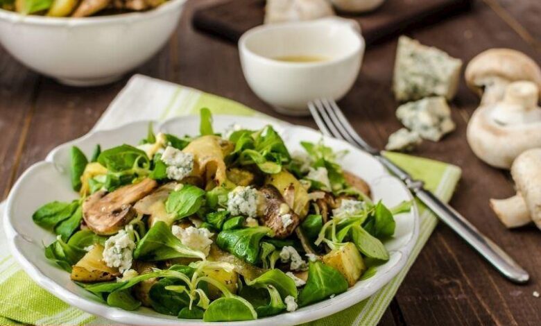 Hardallı Mantar Salatası - Haberois Hardallı Mantar Salatası