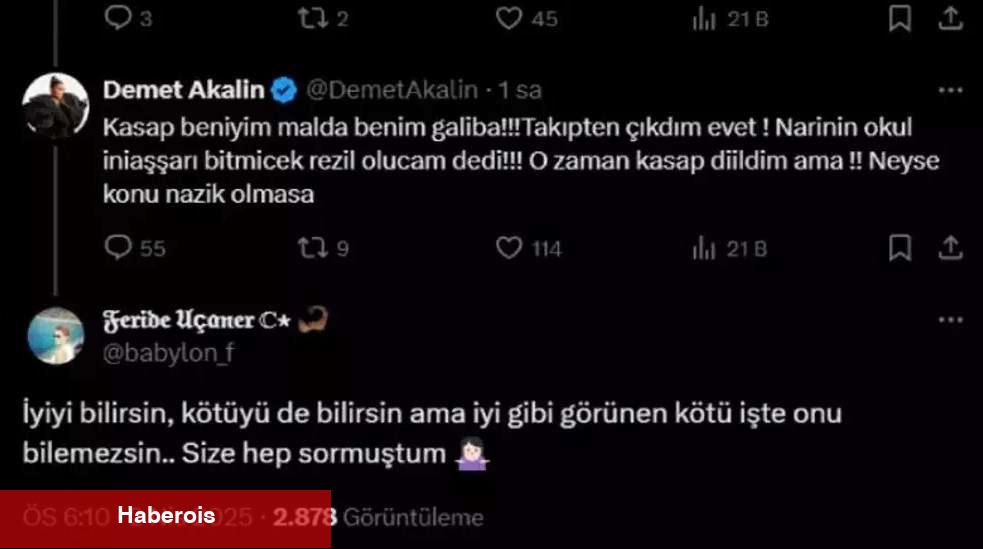 Hengame giderek büyüyor! Gülben Ergen ve Demet Akalın arbedesine sürpriz bir isim dahil oldu