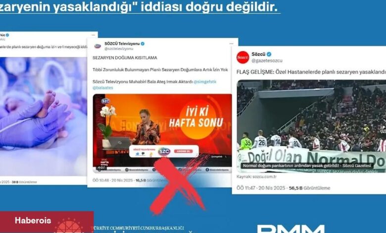İletişim'den 'planlı sezaryen' savlarına açıklama