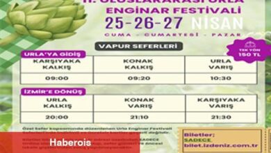 İZDENİZ'den Urla Enginar Şenliği'ne özel sefer