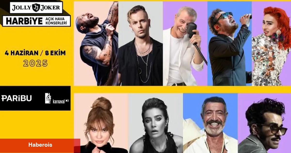 Jolly Joker Harbiye Açık Hava Konserleri başlıyor