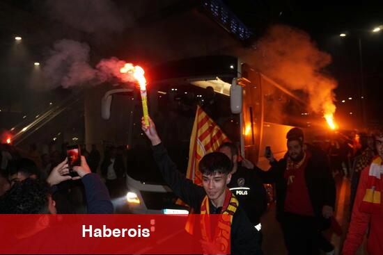 Kayserispor'a coşkulu karşılama