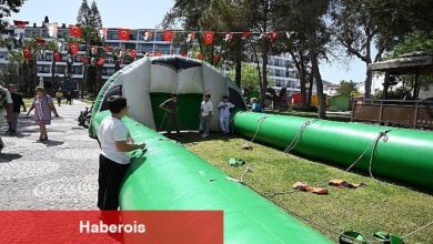 Kemer'de 23 Nisan coşkusu