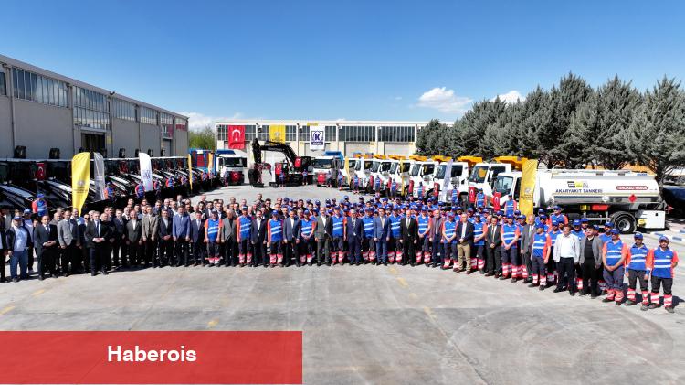 Konya KOSKİ’ye 100 milyon TL'lik 24 yeni araç