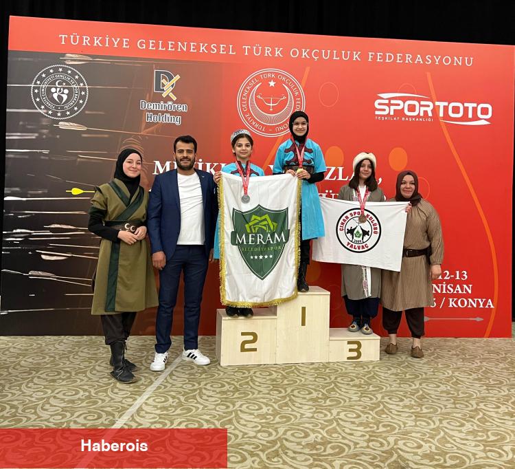 Konya Meramlı okçular şampiyonada parladı