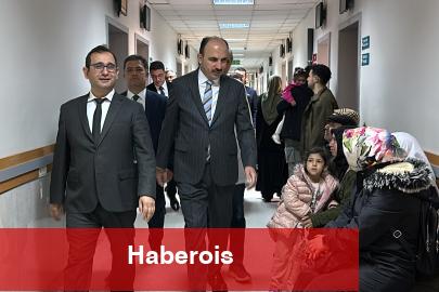 Konya'da Başkan Altay hastaları ziyaret etti