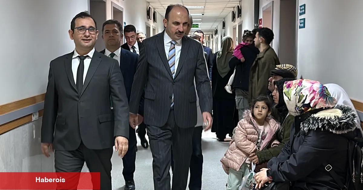 Konya'da Başkan Altay hastaları ziyaret etti