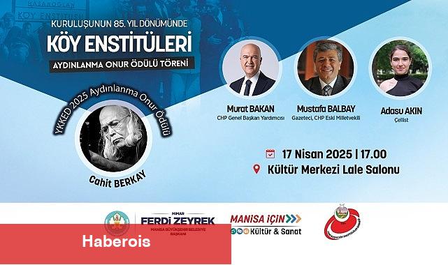Köy Enstitüleri'nin Kuruluşunun 85. Yılı Manisa'da Kutlanıyor - Haberois Köy Enstitüleri'nin Kuruluşunun 85. Yılı Manisa'da Kutlanıyor