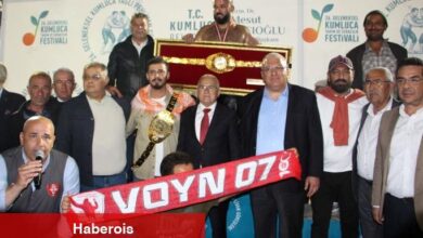 Kumluca Güreşleri'nde başpehlivan Orhan Okulu oldu