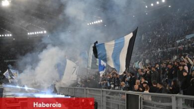 Lazio - Roma derbisinde 13 polis yaralandı