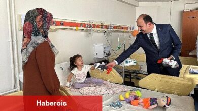 Lider Altay SÜ Tıp Fakültesi'nde Tedavi Gören Hastaları Ziyaret Etti