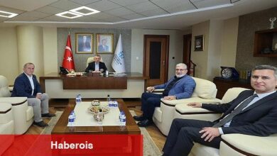 Lider Büyükakın'a Merih Demiral'ın babası ve STK'lardan ziyaret