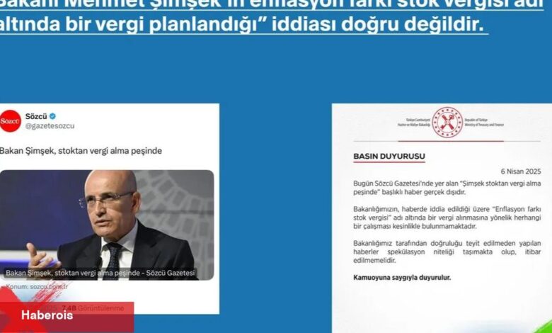 Maliye'den 'stok vergisi' iddialarına açıklama - Haberois Maliye'den 'stok vergisi' iddialarına açıklama