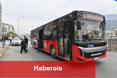 Manisa'da 1 Mayıs'ta toplu taşıma ücretsiz
