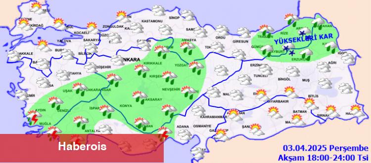 Meteoroloji'den 'kuvvetli' uyarı! Sağanak ve gök gürültülü sağanak yağış bekleniyor!