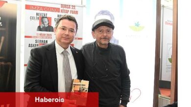 Şair ve yazar Nevzat Çelik okurlarıyla Osmangazi standında buluştu