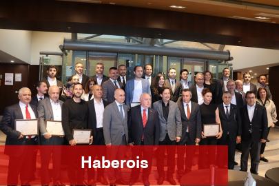 Su eserleri ve hayvansal mamuller bölümünde ihracat başkanları ödüllerle onurlandırıldı