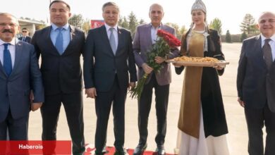 TBMM Başkanı Kurtulmuş Kırgızistan'da