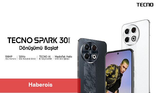 TECNO SPARK 30 serisi: Yapay zekâyı uygun fiyatlı telefonlara getiren teknoloji devrimi! - Haberois TECNO SPARK 30 serisi: Yapay zekâyı uygun fiyatlı telefonlara getiren teknoloji devrimi!