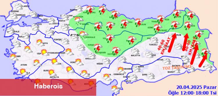 Yurtta Pazar havası nasıl olacak?