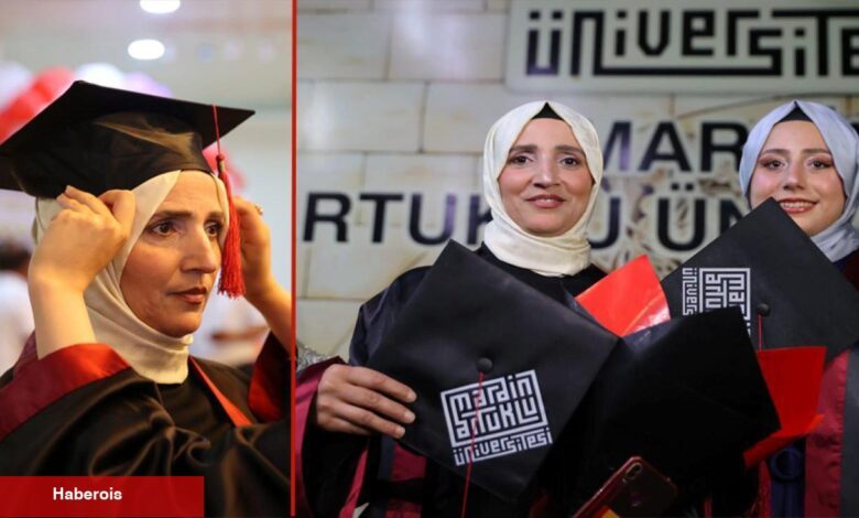 28 mağduru anne kızıyla birlikte mezun oldu: "Okumanın önünde mahzur olmaması gerekir" - Haberois 28 mağduru anne kızıyla birlikte mezun oldu: "Okumanın önünde mahzur olmaması gerekir"