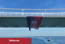 ABB FOMGET bayrağı İstanbul Boğazı'nda!