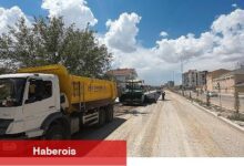 Abdullah Sabri Ülgen Caddesi Asfaltlanıyor