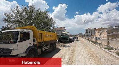 Abdullah Sabri Ülgen Caddesi Asfaltlanıyor