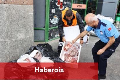 Adapsız formda taşınan 300 kilogram ete el kondu