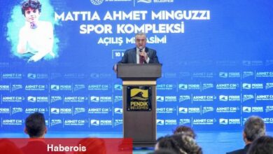 Ahmet Minguzzi Spor Tesisi'nin açılışı yapıldı