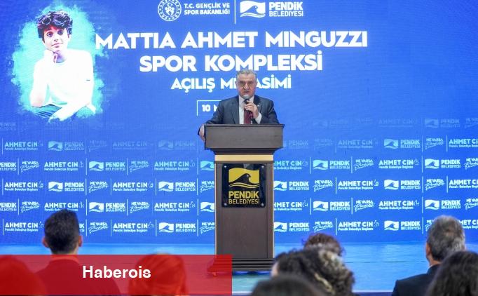 Ahmet Minguzzi Spor Tesisi'nin açılışı yapıldı - Haberois Ahmet Minguzzi Spor Tesisi'nin açılışı yapıldı