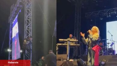 Aksaray’da Ece Seçkin rüzgarı; Örümcek adam üzere tırmandı!