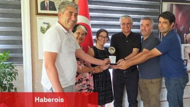 Altınkaya'dan Lider Topaloğlu'na teşekkür plaketi