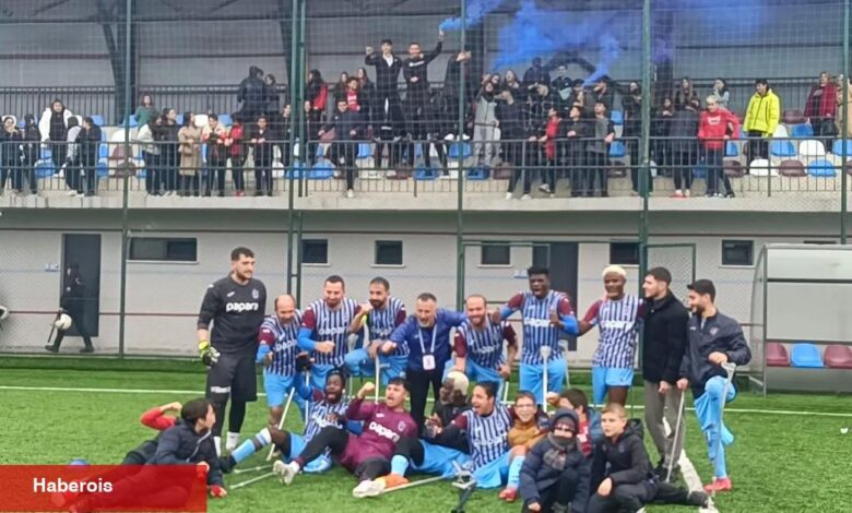 Ampute maçında gol düellosu