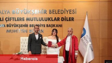 Antalya Büyükşehir Belediyesi nikah salonunda "05.05.2025" yoğunluğu