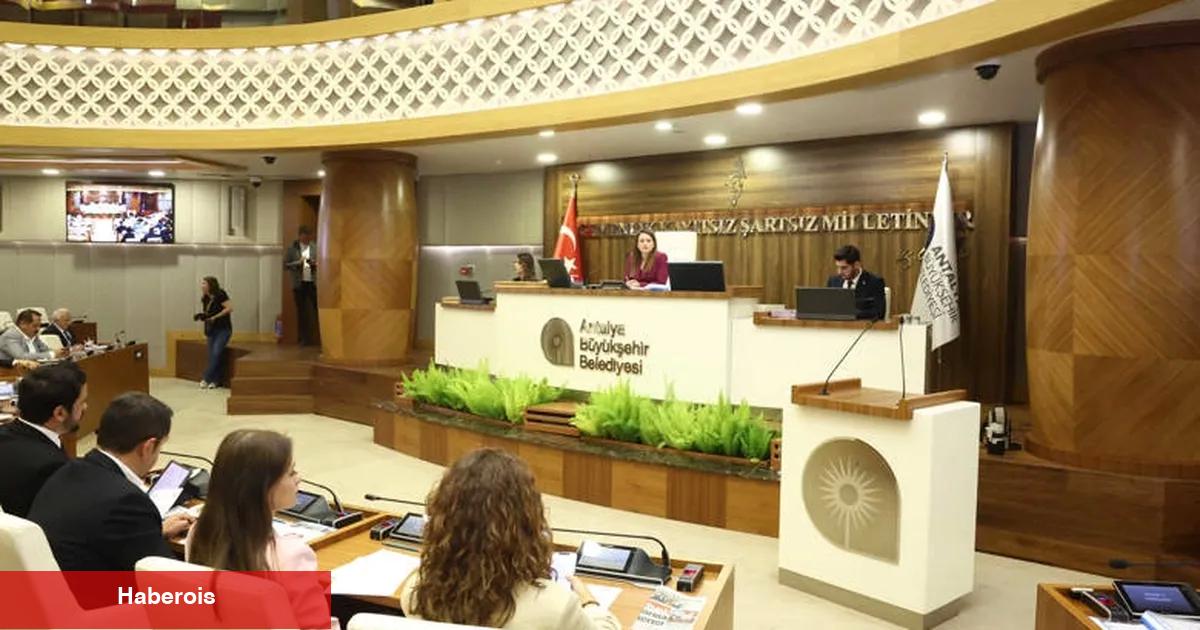 Antalya Büyükşehir’in 2024 mali yılı hesapları kabul edildi