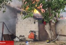 Antalya Kumluca’da sera meskeninde yangın