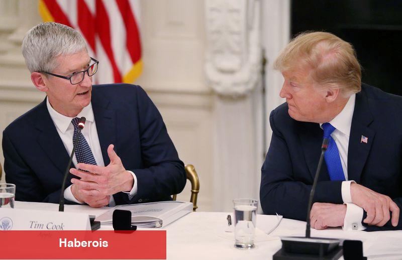 Apple CEO Cook Salı günü Beyaz Saray’da Trump ile görüştü - Politico