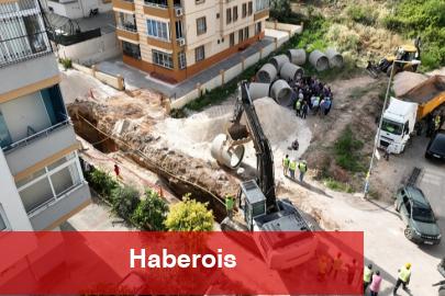 ASKİ'den yeni yağmur sınırı inşaatı