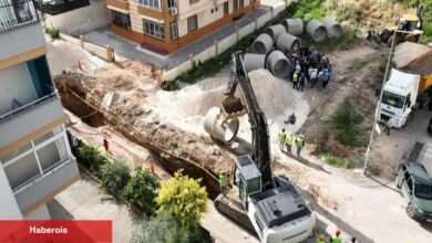 ASKİ'den yeni yağmur sınırı inşaatı