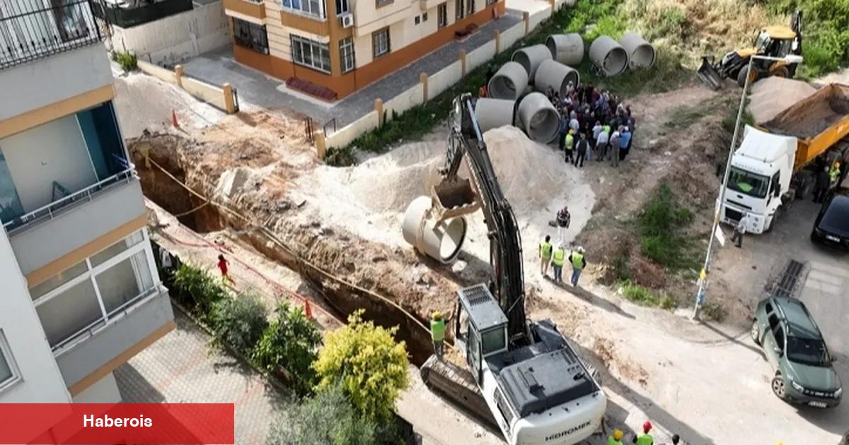 ASKİ'den yeni yağmur sınırı inşaatı