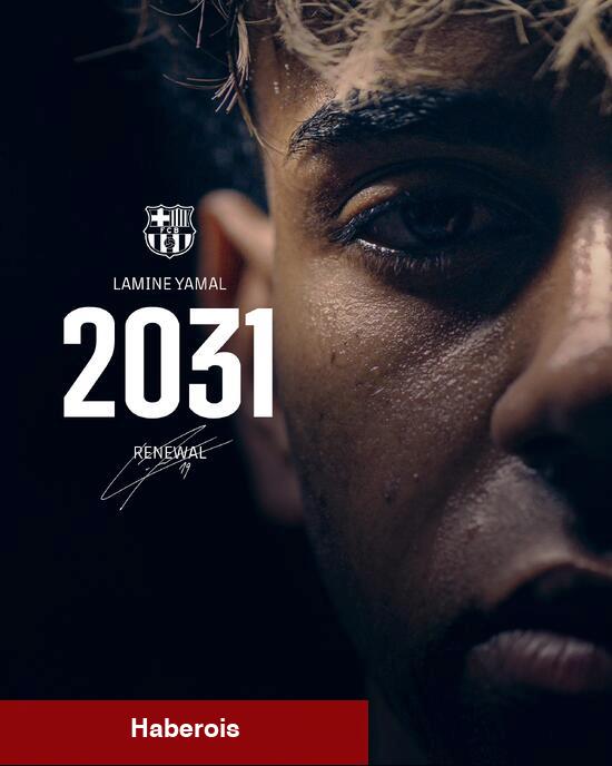 Barcelona'da yeni imza: Lamine Yamal!