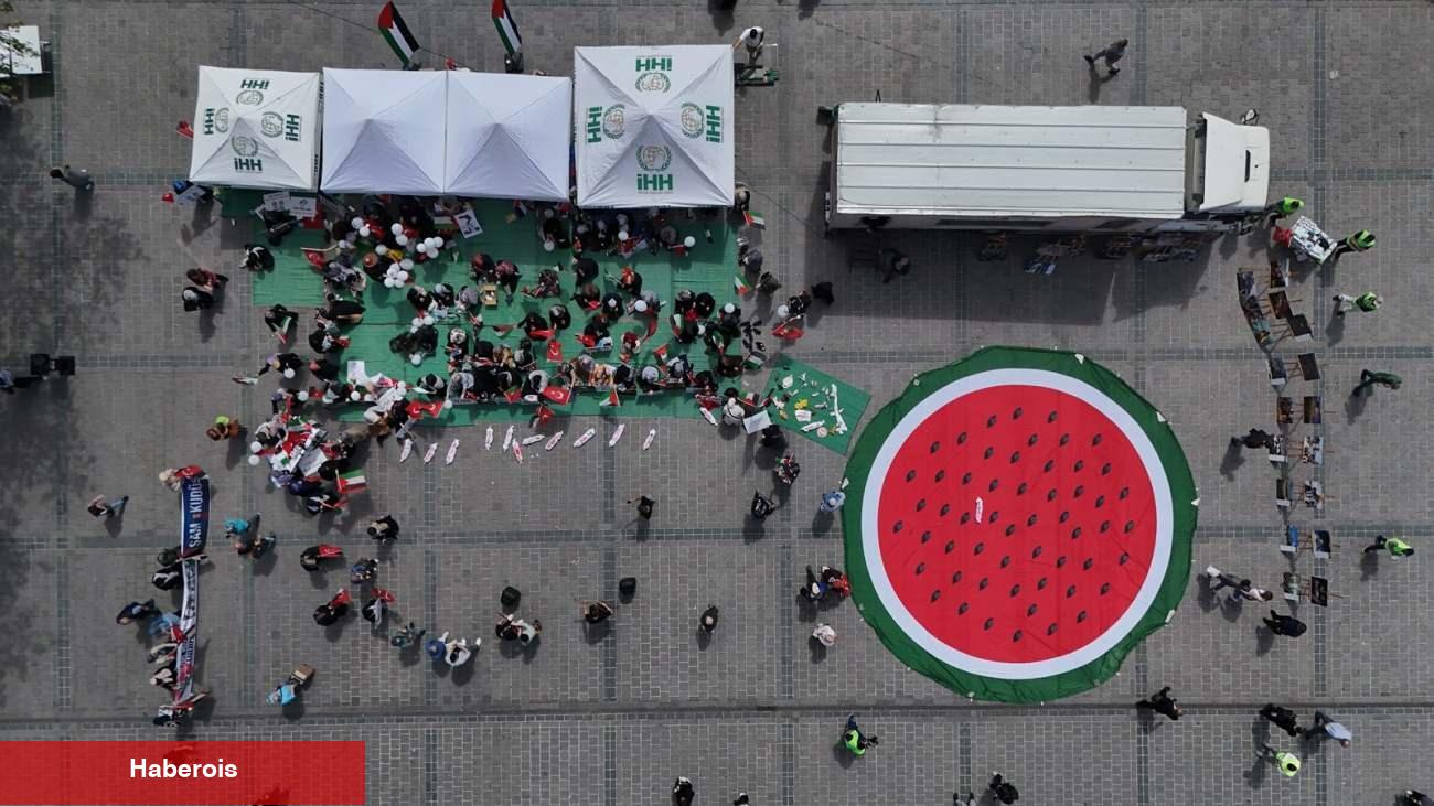 Bayanlar Gazze için ayakta: İstanbul’da manalı aksiyon