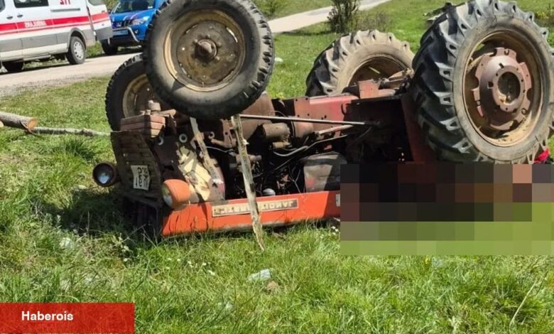 Bilecik'te traktör devrildi, şoför yaralandı - Haberois Bilecik'te traktör devrildi, şoför yaralandı